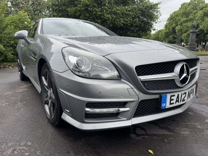 A 2012 MERCEDES-BENZ SLK 1.8 SLK250 BlueEfficiency AMG Sport Edition 125 Convertible 2dr Petrol G-Tr A 2012 MERCEDES-BENZ SLK 1.8 SLK250 BlueEfficiency AMG Sport Edition 125 Convertible 2dr Petrol G-Tr