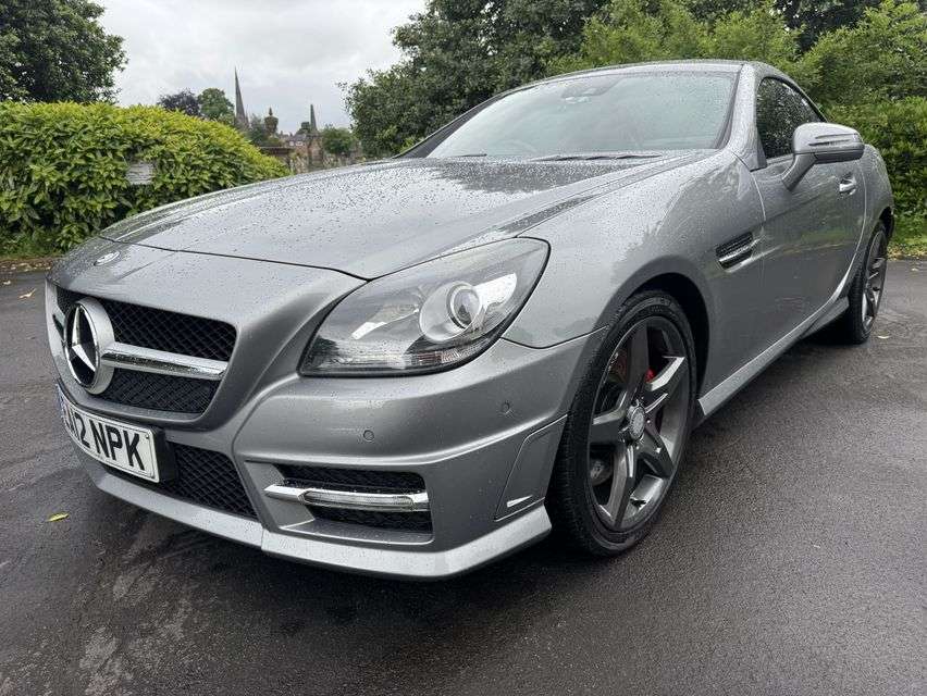A 2012 MERCEDES-BENZ SLK 1.8 SLK250 BlueEfficiency AMG Sport Edition 125 Convertible 2dr Petrol G-Tr A 2012 MERCEDES-BENZ SLK 1.8 SLK250 BlueEfficiency AMG Sport Edition 125 Convertible 2dr Petrol G-Tr