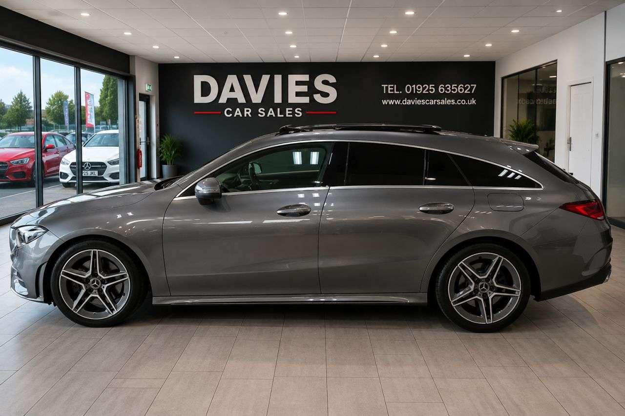A 2020 MERCEDES-BENZ CLA 2.0 CLA250 AMG Line (Premium Plus 2) Shooting Brake 5dr Petrol 7G-DCT Euro A 2020 MERCEDES-BENZ CLA 2.0 CLA250 AMG Line (Premium Plus 2) Shooting Brake 5dr Petrol 7G-DCT Euro