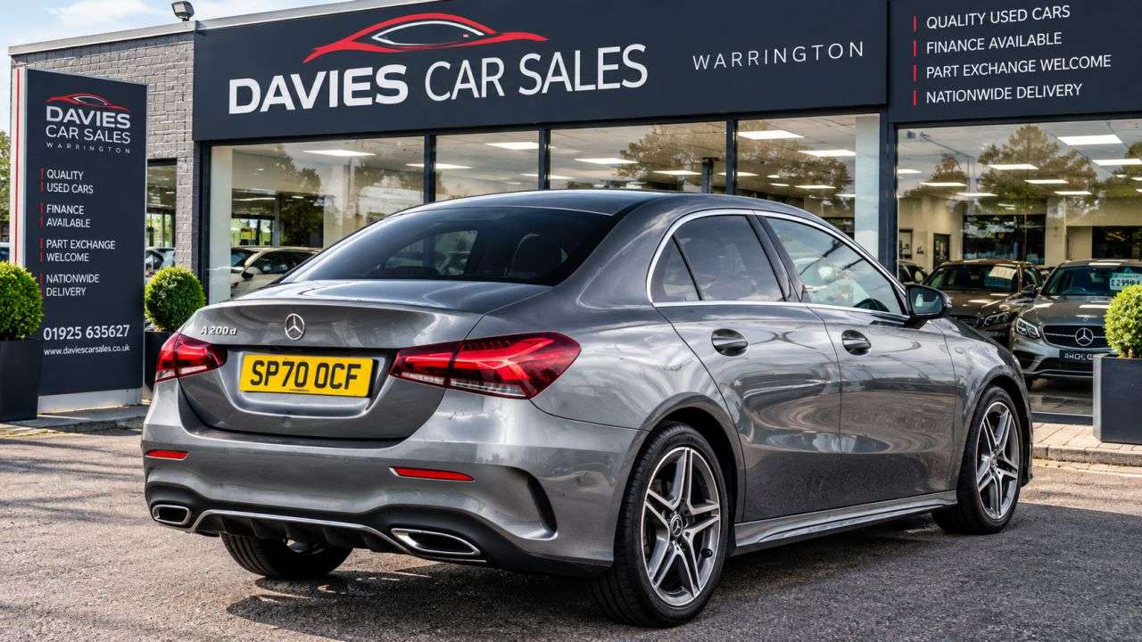 A 2021 MERCEDES-BENZ A CLASS 2.0 A200d AMG Line Saloon 4dr Diesel 8G-DCT Euro 6 (s/s) (150 ps) A 2021 MERCEDES-BENZ A CLASS 2.0 A200d AMG Line Saloon 4dr Diesel 8G-DCT Euro 6 (s/s) (150 ps)