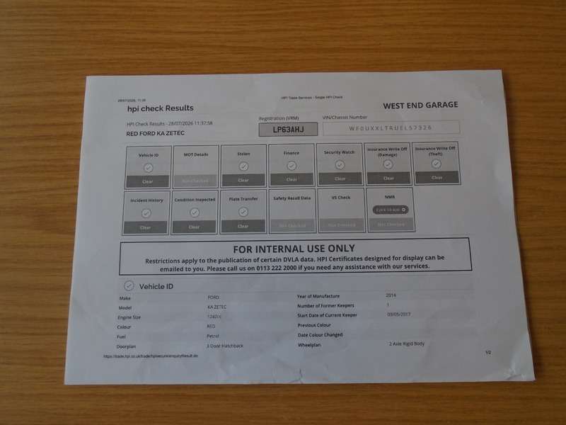 2014 FORD KA 2014 FORD KA