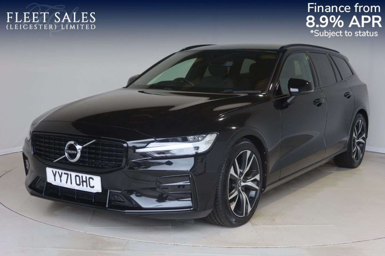 A 2021 VOLVO V60 2.0 B3 MHEV R-Design Estate 5dr Petrol Hybrid DCT Auto Euro 6 (s/s) (163 ps A 2021 VOLVO V60 2.0 B3 MHEV R-Design Estate 5dr Petrol Hybrid DCT Auto Euro 6 (s/s) (163 ps