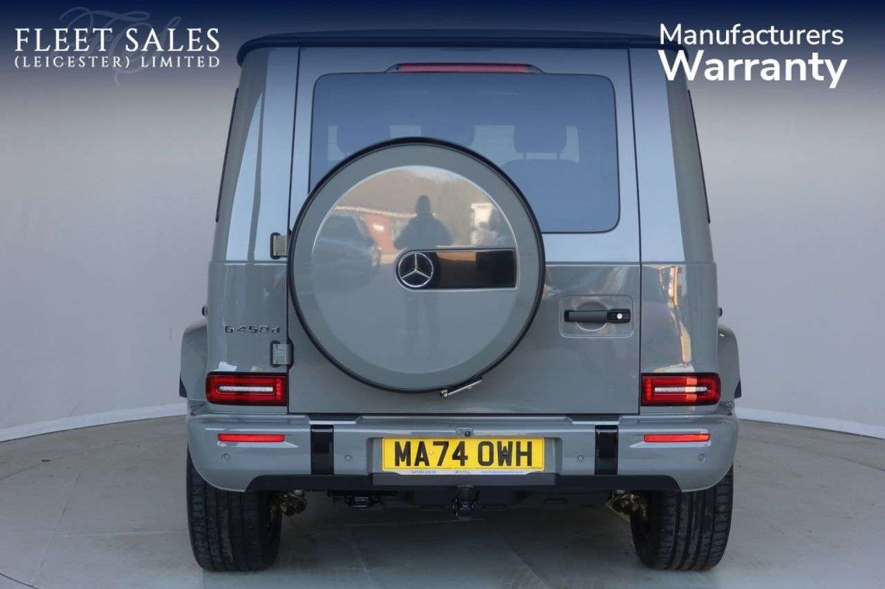 A 2024 MERCEDES-BENZ G-CLASS 3.0 G450d MHEV AMG Line (Premium Plus) SUV 5dr Diesel Hybrid G-Tronic 4WD E A 2024 MERCEDES-BENZ G-CLASS 3.0 G450d MHEV AMG Line (Premium Plus) SUV 5dr Diesel Hybrid G-Tronic 4WD E