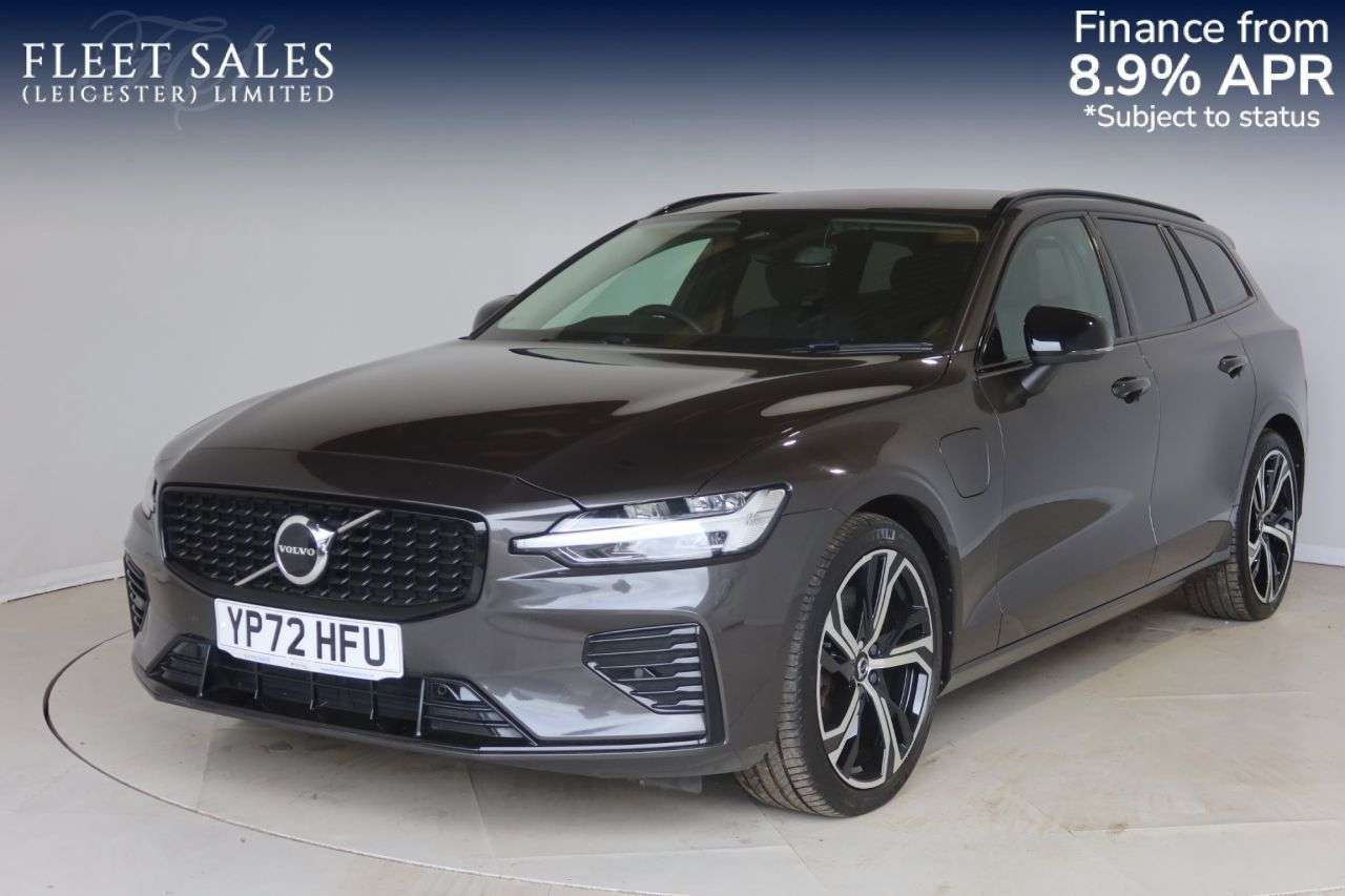 A 2022 VOLVO V60 2.0h T6 Recharge 18.8kWh Plus Dark Estate 5dr Petrol Plug-in Hybrid Auto AW A 2022 VOLVO V60 2.0h T6 Recharge 18.8kWh Plus Dark Estate 5dr Petrol Plug-in Hybrid Auto AW