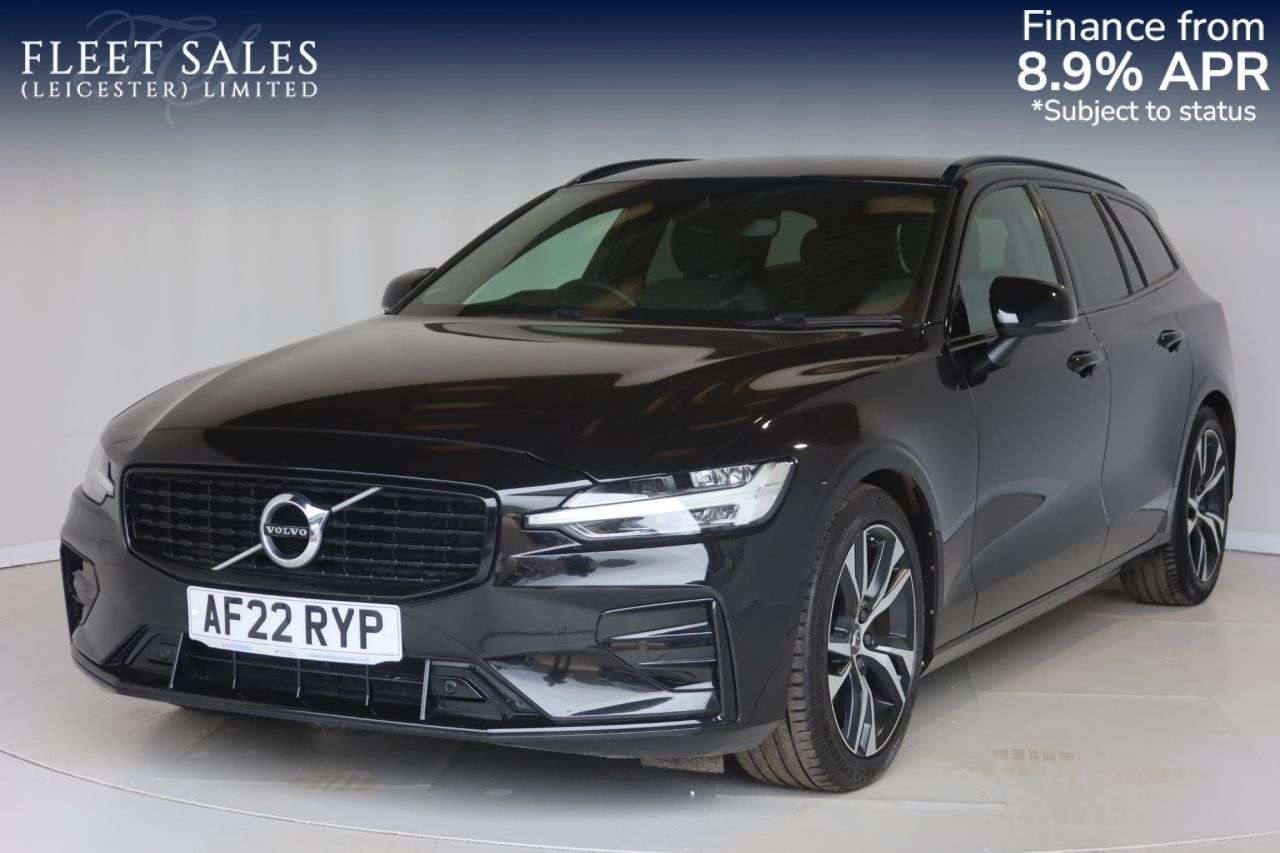 A 2022 VOLVO V60 2.0 B4 MHEV R-Design Estate 5dr Petrol Hybrid DCT Auto Euro 6 (s/s) (197 ps A 2022 VOLVO V60 2.0 B4 MHEV R-Design Estate 5dr Petrol Hybrid DCT Auto Euro 6 (s/s) (197 ps