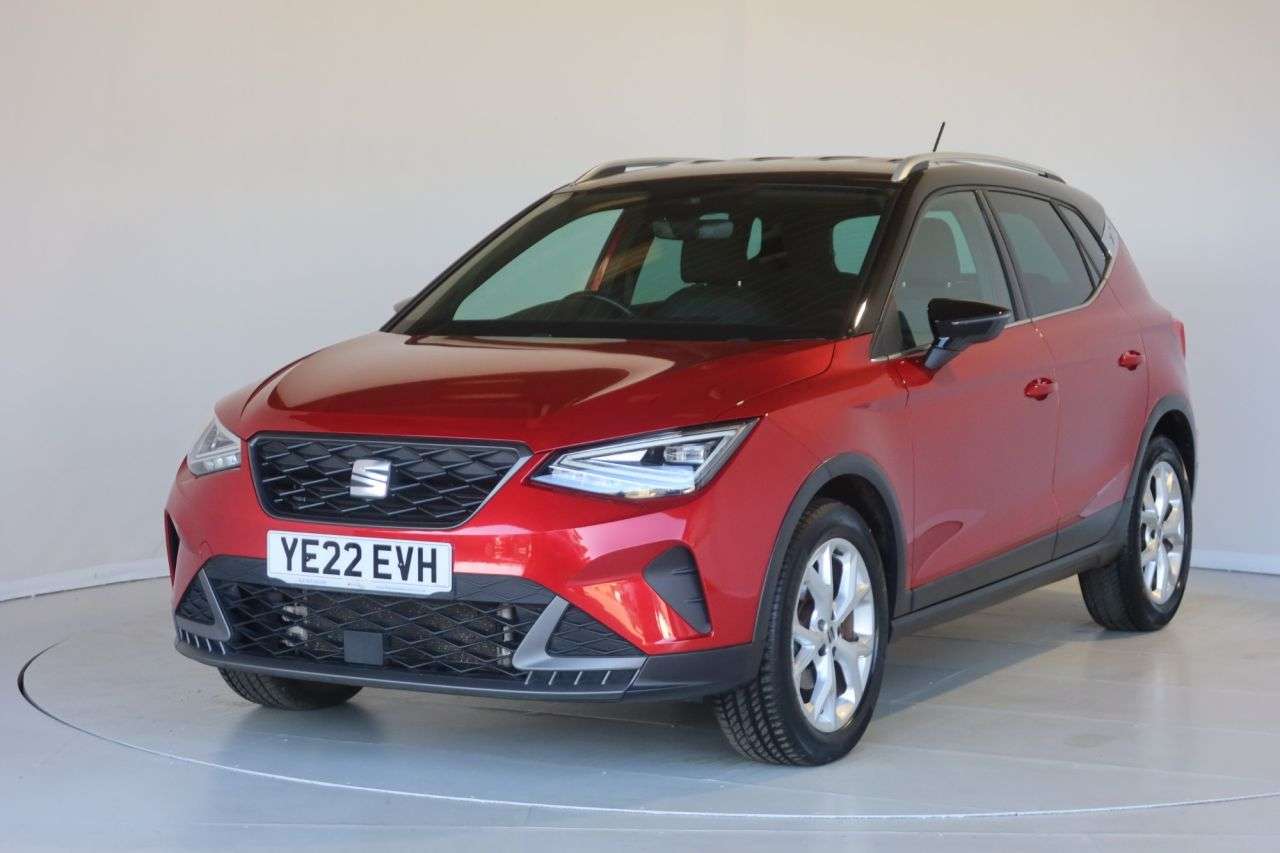 A 2022 SEAT ARONA 1.0 TSI FR SUV 5dr Petrol Manual Euro 6 (s/s) (110 ps) OPTICAL REAR SENSORS A 2022 SEAT ARONA 1.0 TSI FR SUV 5dr Petrol Manual Euro 6 (s/s) (110 ps) OPTICAL REAR SENSORS