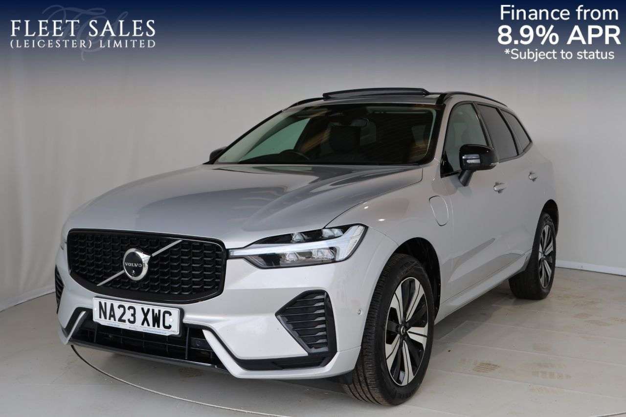 A 2023 VOLVO XC60 2.0h T6 Recharge 18.8kWh Plus SUV 5dr Petrol Plug-in Hybrid Auto AWD Euro 6 A 2023 VOLVO XC60 2.0h T6 Recharge 18.8kWh Plus SUV 5dr Petrol Plug-in Hybrid Auto AWD Euro 6