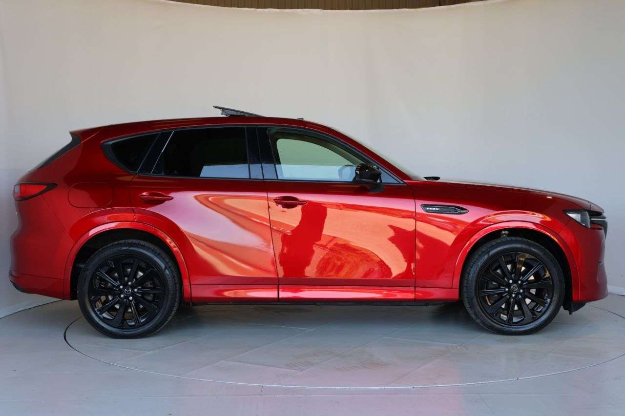 A 2023 MAZDA CX-60 2.5 e-SKYACTIV 17.8kWh Homura SUV 5dr Petrol Plug-in Hybrid Auto 4WD Euro 6 A 2023 MAZDA CX-60 2.5 e-SKYACTIV 17.8kWh Homura SUV 5dr Petrol Plug-in Hybrid Auto 4WD Euro 6