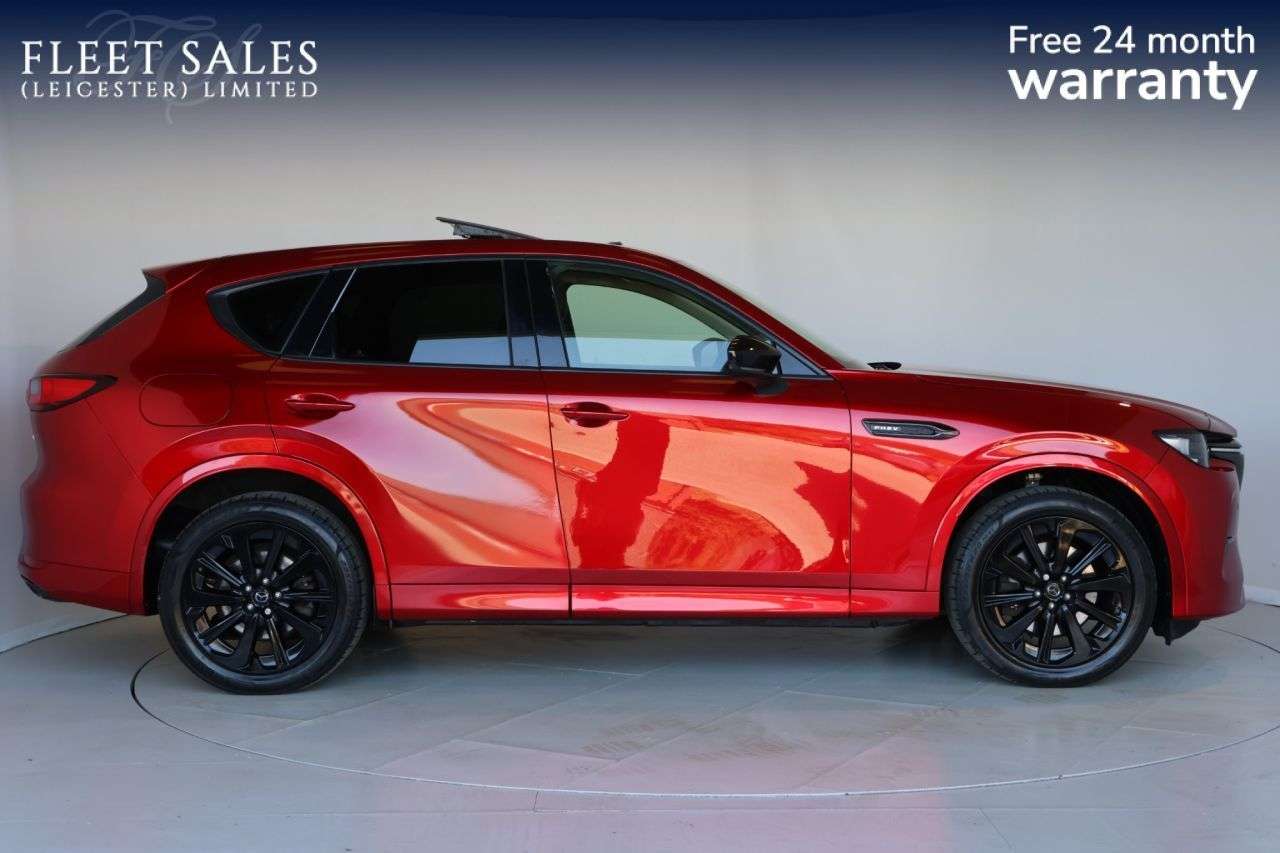 A 2023 MAZDA CX-60 2.5 e-SKYACTIV 17.8kWh Homura SUV 5dr Petrol Plug-in Hybrid Auto 4WD Euro 6 A 2023 MAZDA CX-60 2.5 e-SKYACTIV 17.8kWh Homura SUV 5dr Petrol Plug-in Hybrid Auto 4WD Euro 6