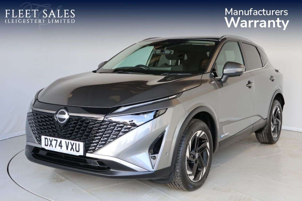 A 2024 NISSAN QASHQAI 1.5 h e-POWER N-Connecta SUV 5dr Petrol Hybrid Auto Euro 6 (s/s) (190 ps) 3 A 2024 NISSAN QASHQAI 1.5 h e-POWER N-Connecta SUV 5dr Petrol Hybrid Auto Euro 6 (s/s) (190 ps) 3