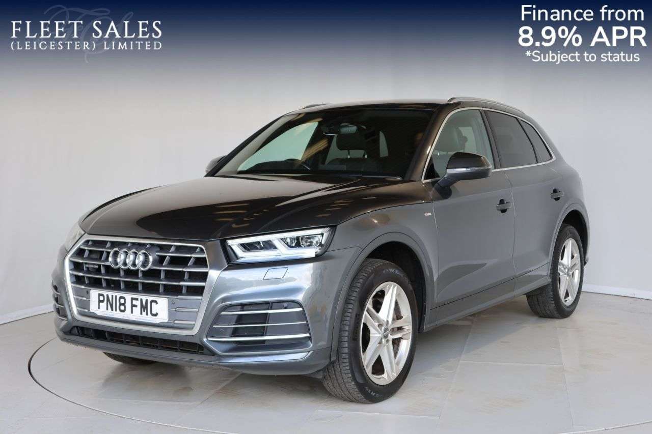 A 2018 AUDI Q5 2.0 TDI S line SUV 5dr Diesel S Tronic quattro Euro 6 (s/s) (190 ps) APPLE A 2018 AUDI Q5 2.0 TDI S line SUV 5dr Diesel S Tronic quattro Euro 6 (s/s) (190 ps) APPLE