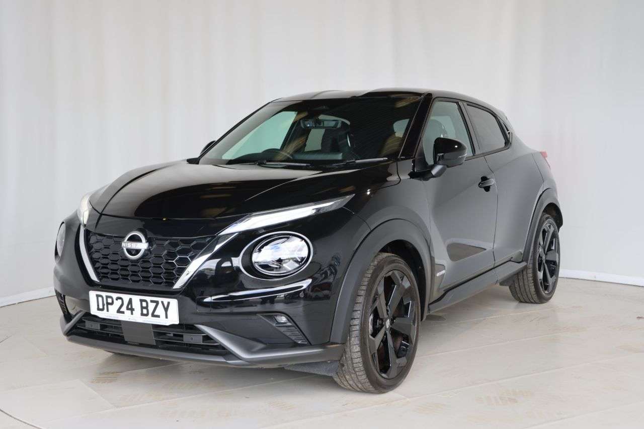 A 2024 NISSAN JUKE 1.6 Tekna SUV 5dr Petrol Hybrid Auto Euro 6 (143 ps) HEATED STEERING WHEEL A 2024 NISSAN JUKE 1.6 Tekna SUV 5dr Petrol Hybrid Auto Euro 6 (143 ps) HEATED STEERING WHEEL
