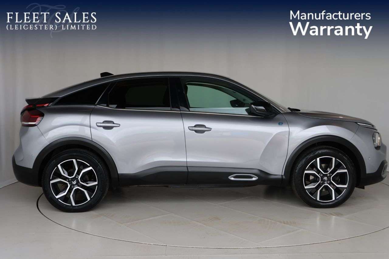 A 2024 CITROEN E-C4 50kWh MAX Hatchback 5dr Electric Auto (11kW Charger) (136 ps) REMAINING MAN A 2024 CITROEN E-C4 50kWh MAX Hatchback 5dr Electric Auto (11kW Charger) (136 ps) REMAINING MAN