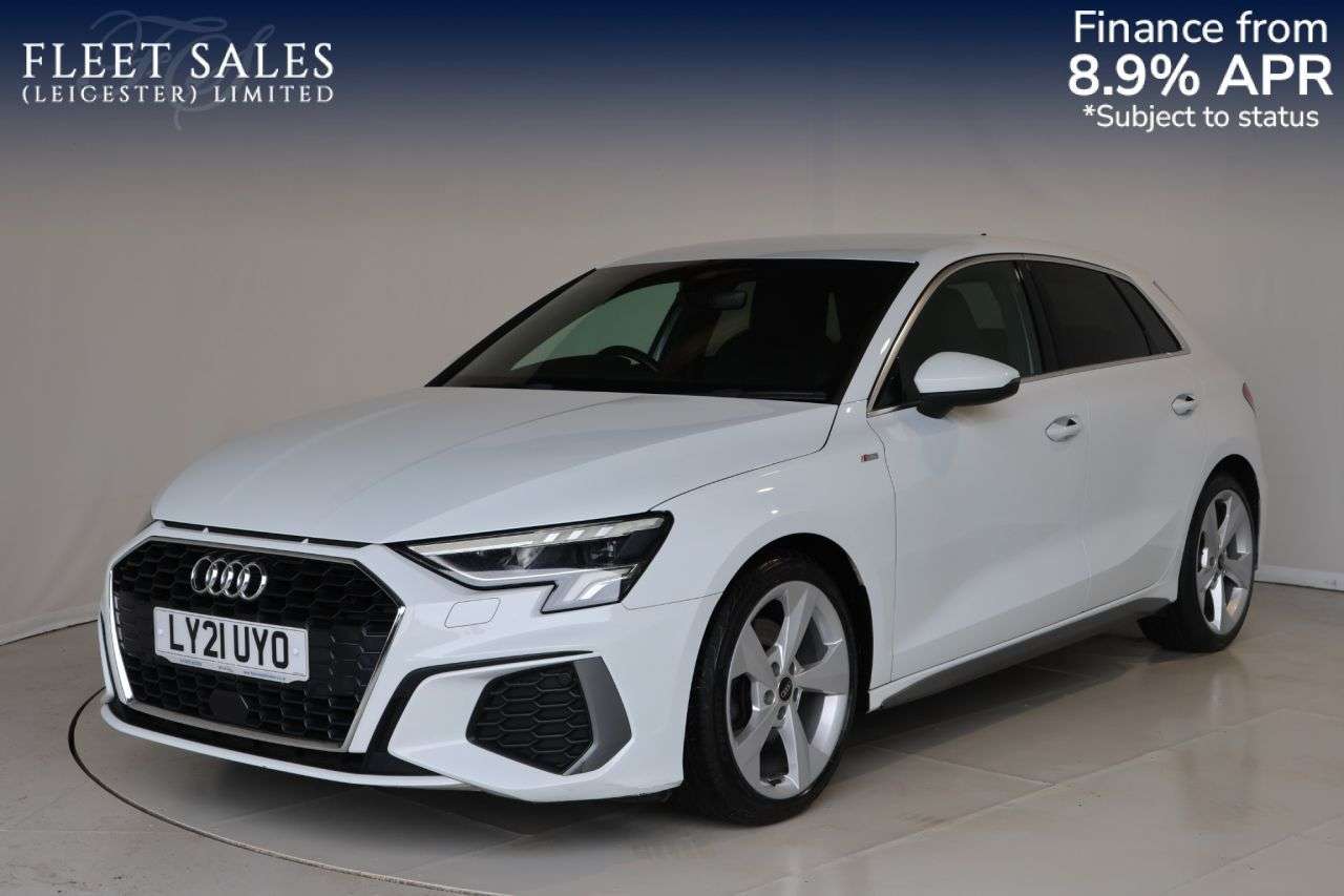 A 2021 AUDI A3 1.0 TFSI 30 S line Sportback 5dr Petrol S Tronic Euro 6 (s/s) (110 ps) NEW A 2021 AUDI A3 1.0 TFSI 30 S line Sportback 5dr Petrol S Tronic Euro 6 (s/s) (110 ps) NEW