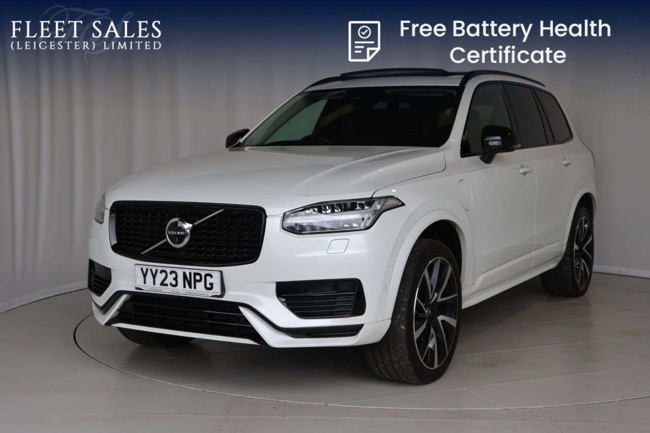 A 2023 VOLVO XC90 2.0h T8 Recharge 18.8kWh Ultimate Dark SUV 5dr Petrol Plug-in Hybrid Auto 4 A 2023 VOLVO XC90 2.0h T8 Recharge 18.8kWh Ultimate Dark SUV 5dr Petrol Plug-in Hybrid Auto 4