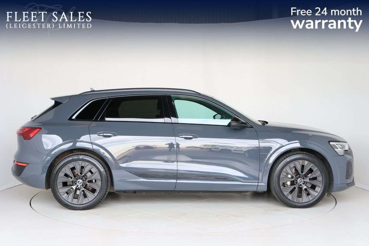 A 2023 AUDI Q8 E-TRON 50 Black Edition SUV 5dr Electric Auto quattro 95kWh (11kW Charger) (340 ps A 2023 AUDI Q8 E-TRON 50 Black Edition SUV 5dr Electric Auto quattro 95kWh (11kW Charger) (340 ps