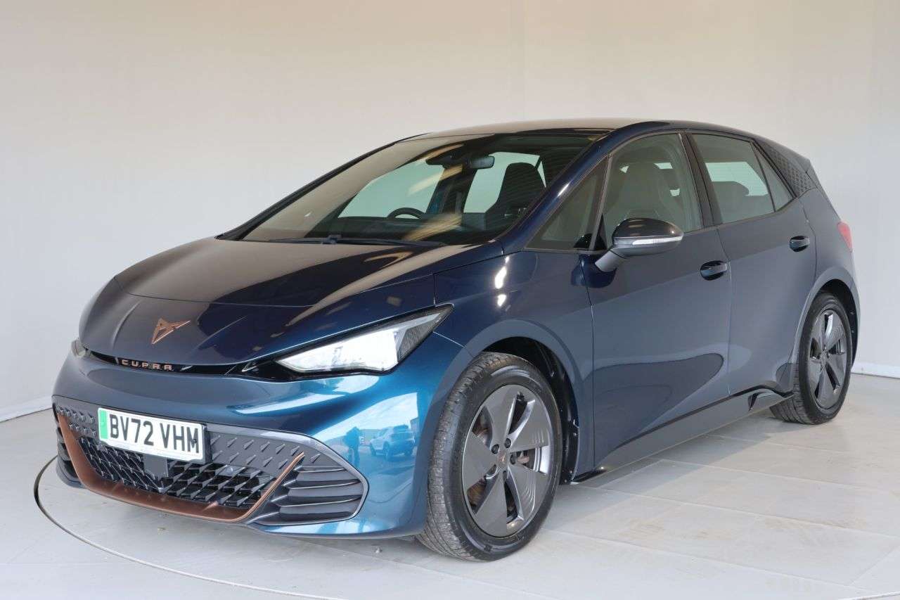 A 2022 CUPRA BORN 58kWh V1 Hatchback 5dr Electric Auto (204 ps) HEATED STEERING WHEEL A 2022 CUPRA BORN 58kWh V1 Hatchback 5dr Electric Auto (204 ps) HEATED STEERING WHEEL
