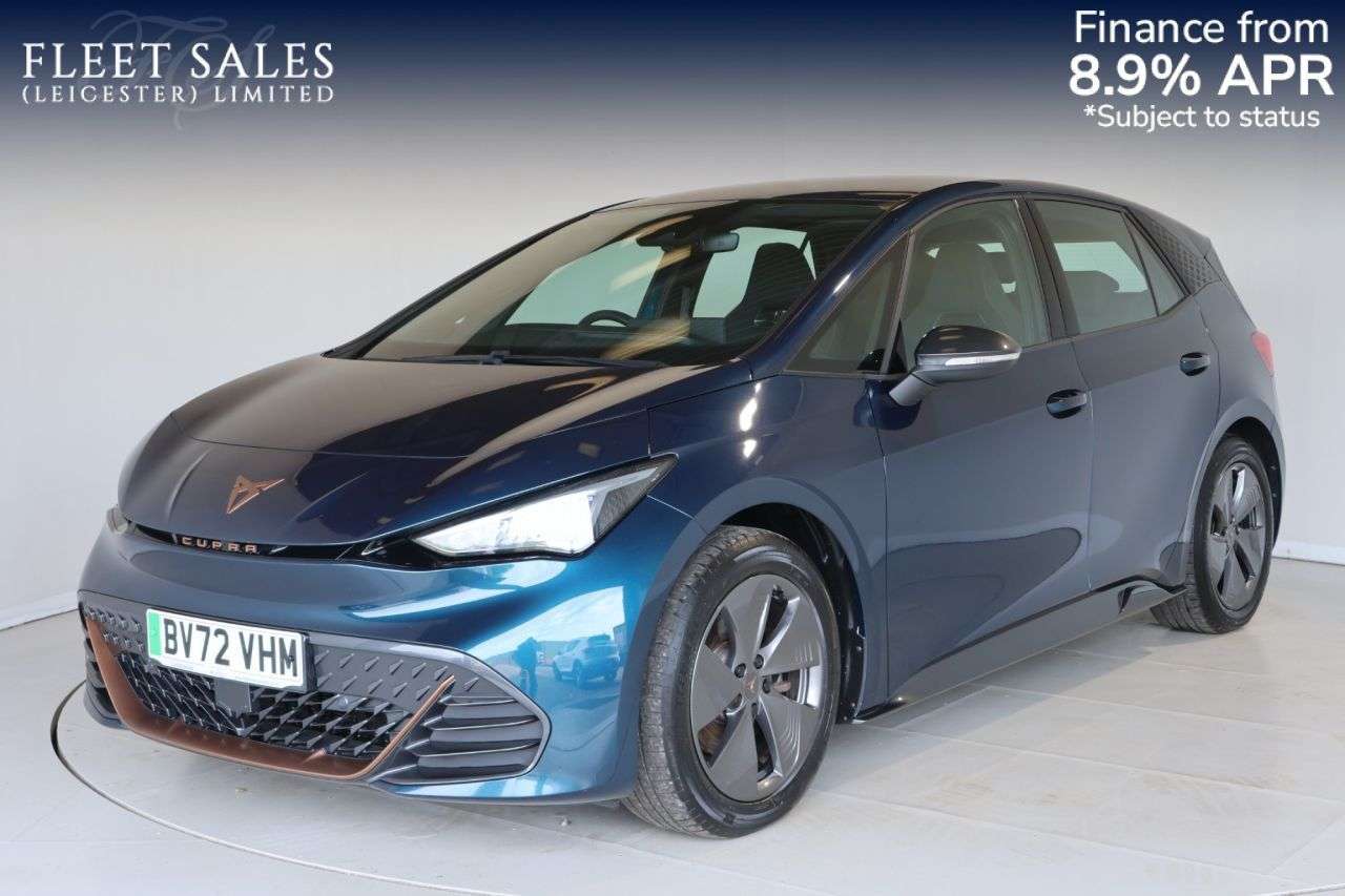 A 2022 CUPRA BORN 58kWh V1 Hatchback 5dr Electric Auto (204 ps) HEATED STEERING WHEEL A 2022 CUPRA BORN 58kWh V1 Hatchback 5dr Electric Auto (204 ps) HEATED STEERING WHEEL
