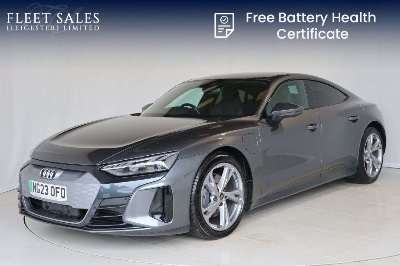 A 2023 AUDI E-TRON GT 93.4kWh Saloon 4dr Electric Auto quattro (476 ps) REAR CAMERA + APPLE CAR P A 2023 AUDI E-TRON GT 93.4kWh Saloon 4dr Electric Auto quattro (476 ps) REAR CAMERA + APPLE CAR P