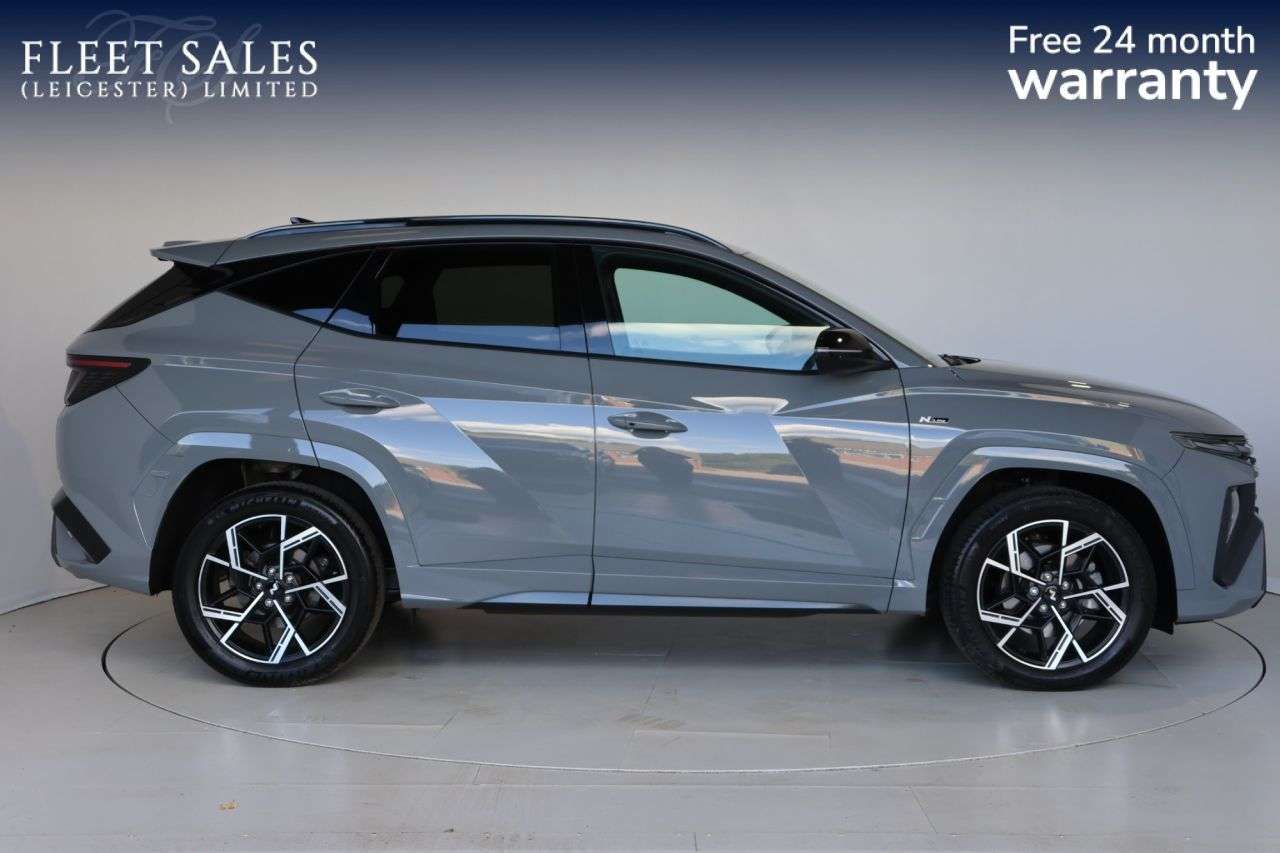 A 2024 HYUNDAI TUCSON 1.6 T-GDi N Line SUV 5dr Petrol Hybrid Auto Euro 6 (s/s) (215 ps) HEATED ST A 2024 HYUNDAI TUCSON 1.6 T-GDi N Line SUV 5dr Petrol Hybrid Auto Euro 6 (s/s) (215 ps) HEATED ST