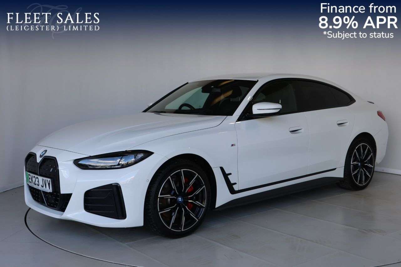 A 2023 BMW I4 40 83.9kWh M Sport Gran Coupe 5dr Electric Auto eDrive (340 ps) FULL BMW SE A 2023 BMW I4 40 83.9kWh M Sport Gran Coupe 5dr Electric Auto eDrive (340 ps) FULL BMW SE
