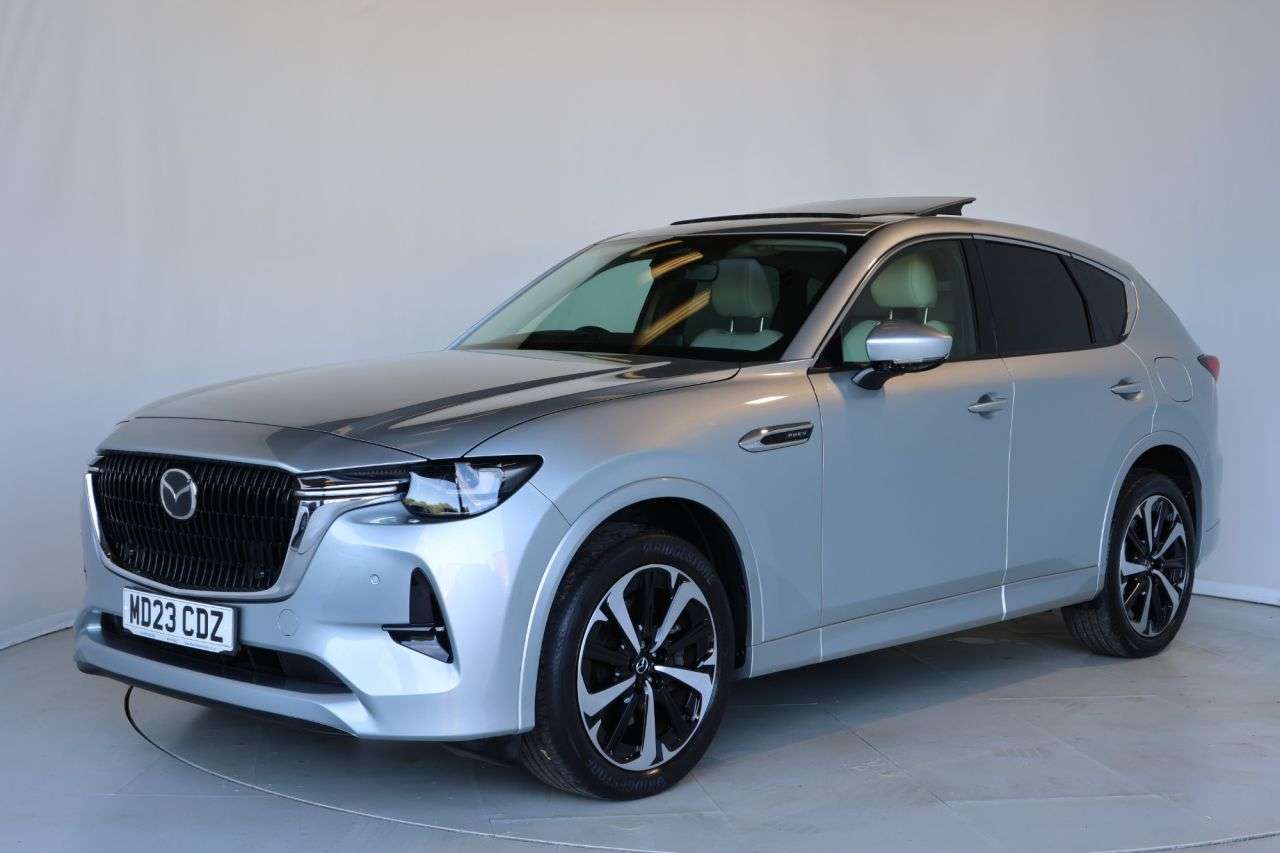 A 2023 MAZDA CX-60 2.5 e-SKYACTIV 17.8kWh Takumi SUV 5dr Petrol Plug-in Hybrid Auto 4WD Euro 6 A 2023 MAZDA CX-60 2.5 e-SKYACTIV 17.8kWh Takumi SUV 5dr Petrol Plug-in Hybrid Auto 4WD Euro 6