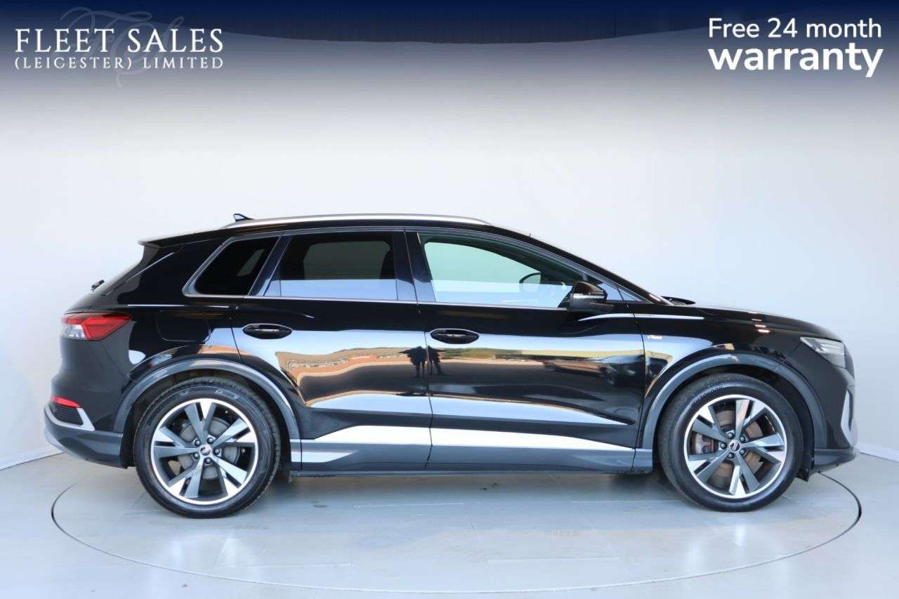 A 2023 AUDI Q4 E-TRON 40 S line SUV 5dr Electric Auto 82kWh (204 ps) ADAPTIVE CRUISE CONTROL A 2023 AUDI Q4 E-TRON 40 S line SUV 5dr Electric Auto 82kWh (204 ps) ADAPTIVE CRUISE CONTROL