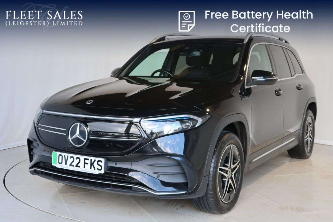 A 2022 MERCEDES-BENZ EQB EQB 350 66.5kWh AMG Line SUV 5dr Electric Auto 4MATIC (292 ps) FULL MERCEDE A 2022 MERCEDES-BENZ EQB EQB 350 66.5kWh AMG Line SUV 5dr Electric Auto 4MATIC (292 ps) FULL MERCEDE