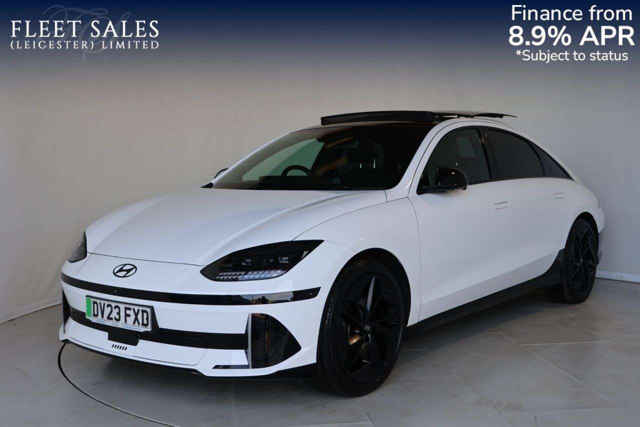 A 2023 HYUNDAI IONIQ 6 77.4kWh First Edition Saloon 4dr Electric Auto AWD (325 ps) HEATED STEERING A 2023 HYUNDAI IONIQ 6 77.4kWh First Edition Saloon 4dr Electric Auto AWD (325 ps) HEATED STEERING