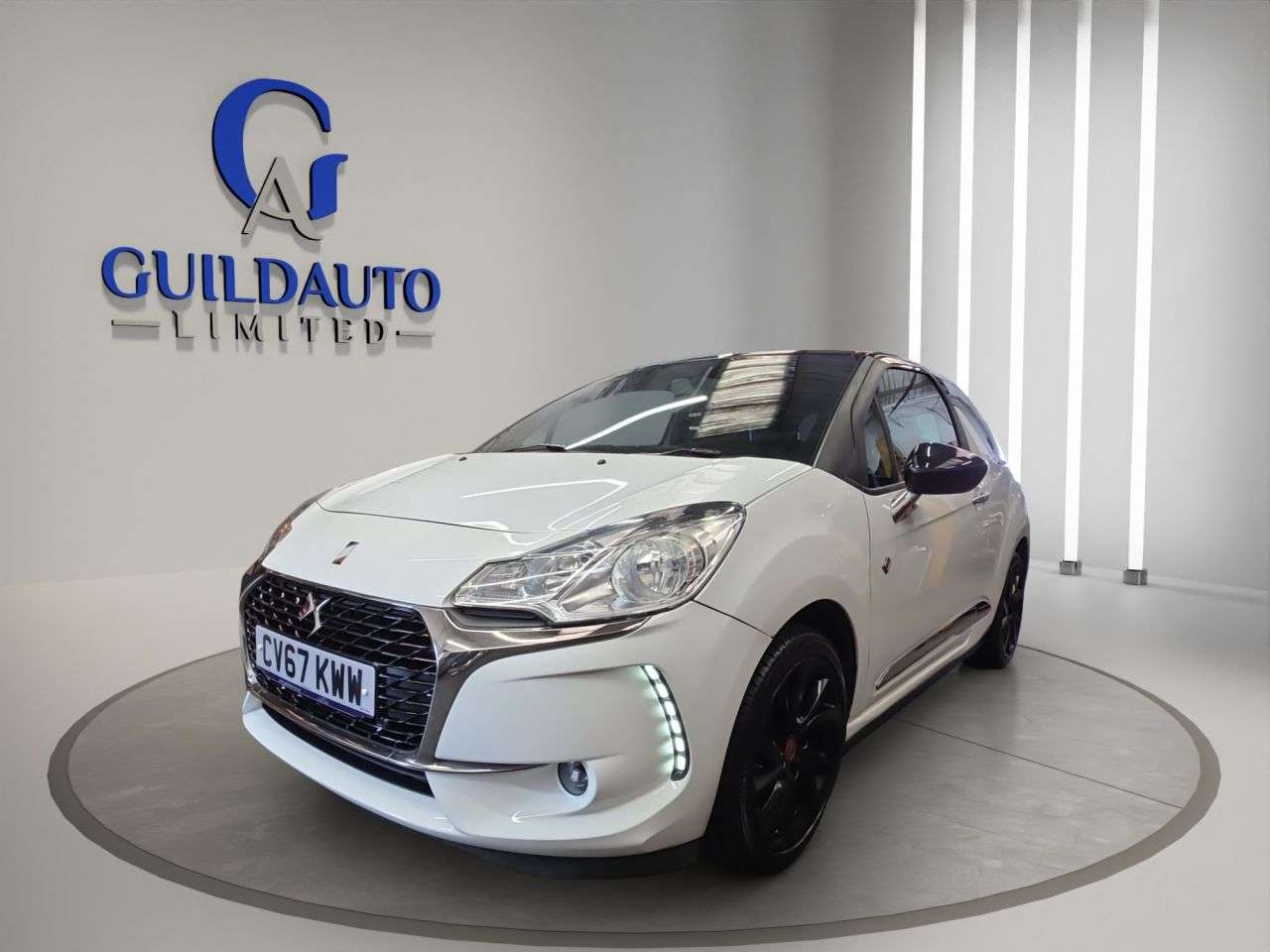 A 2017 DS AUTOMOBILES DS 3 1.2 PureTech Performance Line Hatchback 3dr Petrol Manual Euro 6 (s/s) (130 A 2017 DS AUTOMOBILES DS 3 1.2 PureTech Performance Line Hatchback 3dr Petrol Manual Euro 6 (s/s) (130