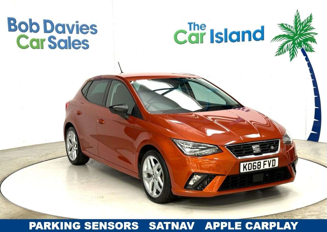 A 2018 SEAT IBIZA 1.0 TSI FR Hatchback 5dr Petrol Manual Euro 6 (s/s) GPF (95 ps) CarPlay, Re A 2018 SEAT IBIZA 1.0 TSI FR Hatchback 5dr Petrol Manual Euro 6 (s/s) GPF (95 ps) CarPlay, Re