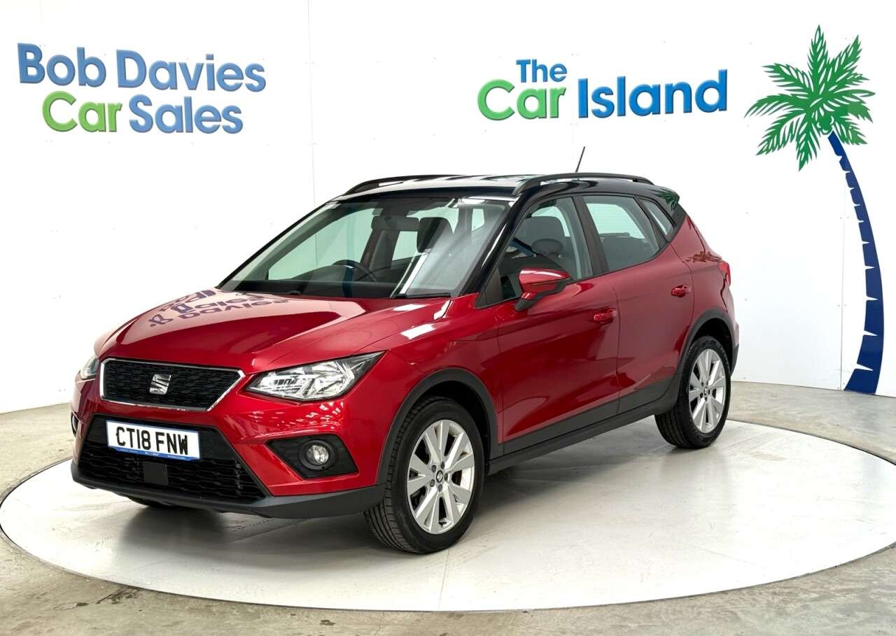 A 2018 SEAT ARONA 1.0 TSI SE Technology SUV 5dr Petrol DSG Euro 6 (s/s) (115 ps) CARPLAY/SATN A 2018 SEAT ARONA 1.0 TSI SE Technology SUV 5dr Petrol DSG Euro 6 (s/s) (115 ps) CARPLAY/SATN