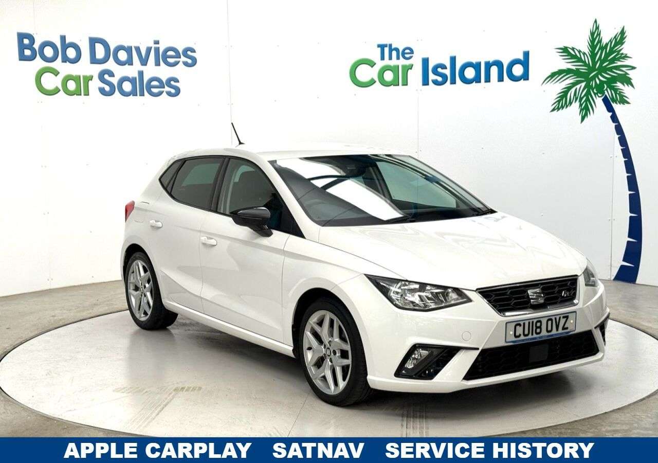 A 2018 SEAT IBIZA 1.0 TSI FR Hatchback 5dr Petrol Manual Euro 6 (s/s) (115 ps) CARPLAY & Park A 2018 SEAT IBIZA 1.0 TSI FR Hatchback 5dr Petrol Manual Euro 6 (s/s) (115 ps) CARPLAY & Park