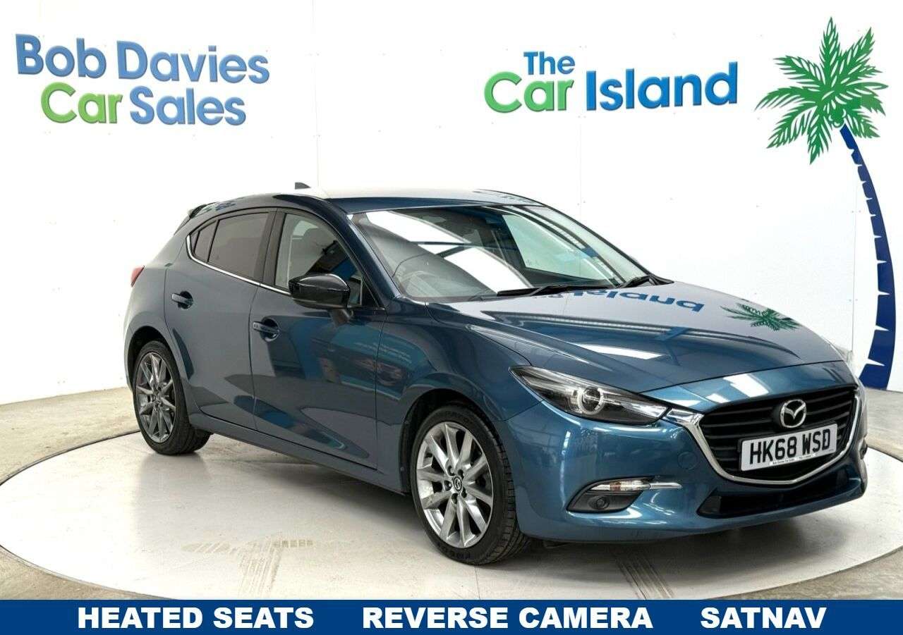 A 2019 MAZDA MAZDA3 2.0 SKYACTIV-G Sport Black Hatchback 5dr Petrol Manual Euro 6 (s/s) (121 ps A 2019 MAZDA MAZDA3 2.0 SKYACTIV-G Sport Black Hatchback 5dr Petrol Manual Euro 6 (s/s) (121 ps