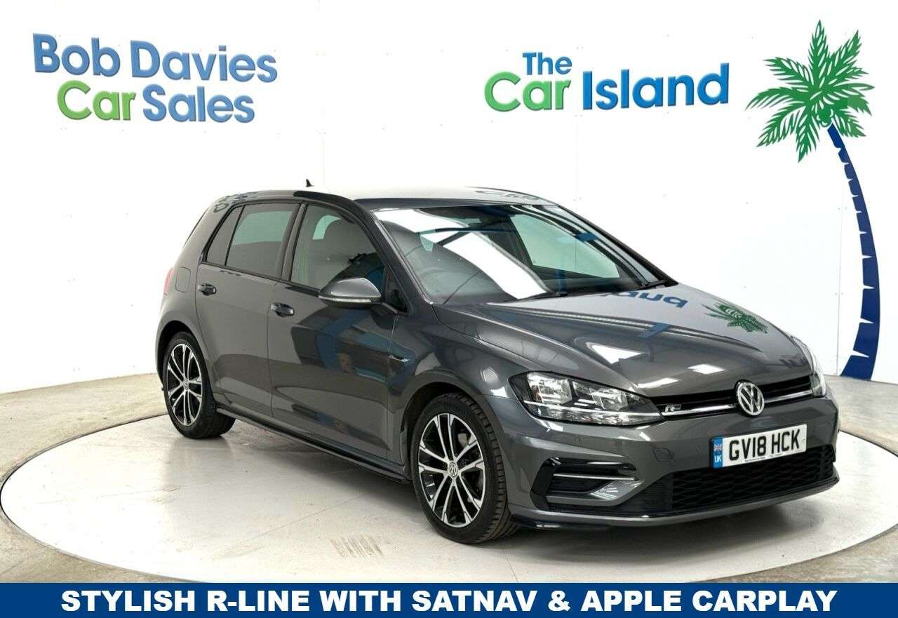 A 2018 VOLKSWAGEN GOLF 1.5 TSI EVO R-Line Hatchback 5dr Petrol Manual Euro 6 (s/s) (150 ps) Adapti A 2018 VOLKSWAGEN GOLF 1.5 TSI EVO R-Line Hatchback 5dr Petrol Manual Euro 6 (s/s) (150 ps) Adapti