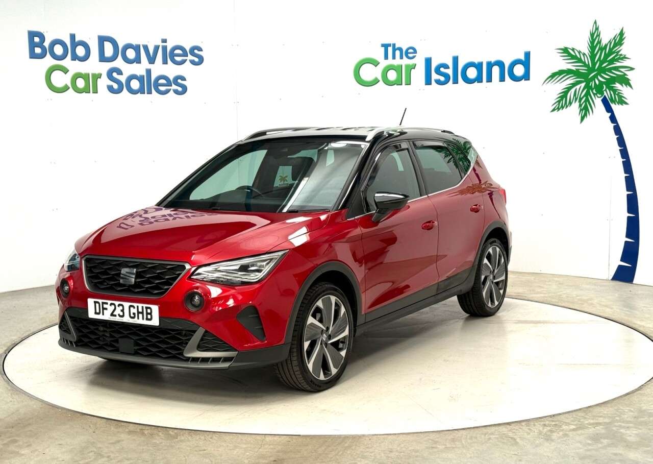 A 2023 SEAT ARONA 1.0 TSI FR Sport SUV 5dr Petrol DSG Euro 6 (s/s) (110 ps) FR Sport, Heated A 2023 SEAT ARONA 1.0 TSI FR Sport SUV 5dr Petrol DSG Euro 6 (s/s) (110 ps) FR Sport, Heated