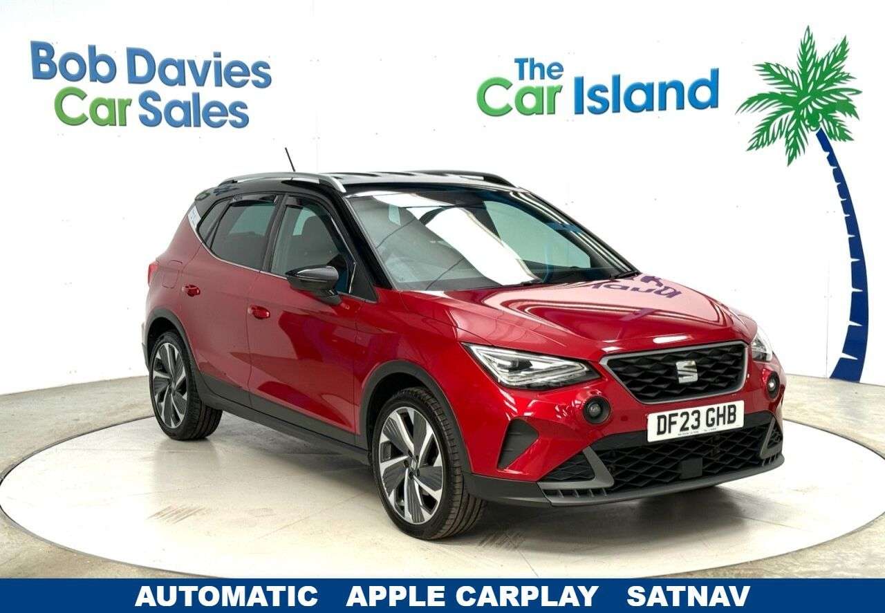 A 2023 SEAT ARONA 1.0 TSI FR Sport SUV 5dr Petrol DSG Euro 6 (s/s) (110 ps) FR Sport, Heated A 2023 SEAT ARONA 1.0 TSI FR Sport SUV 5dr Petrol DSG Euro 6 (s/s) (110 ps) FR Sport, Heated