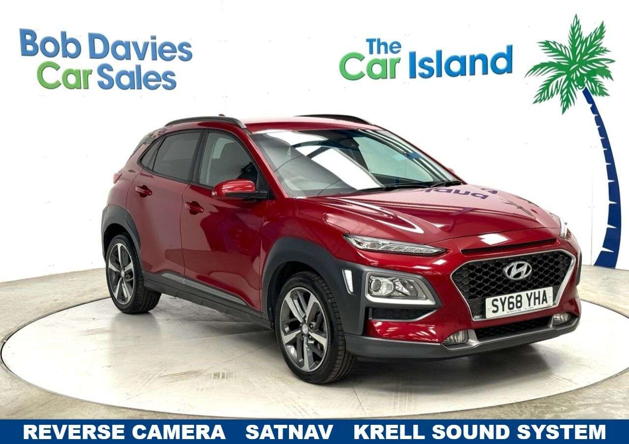 A 2019 HYUNDAI KONA 1.0 T-GDi Premium SUV 5dr Petrol Manual Euro 6 (s/s) (120 ps) SATNAV, Cruis A 2019 HYUNDAI KONA 1.0 T-GDi Premium SUV 5dr Petrol Manual Euro 6 (s/s) (120 ps) SATNAV, Cruis