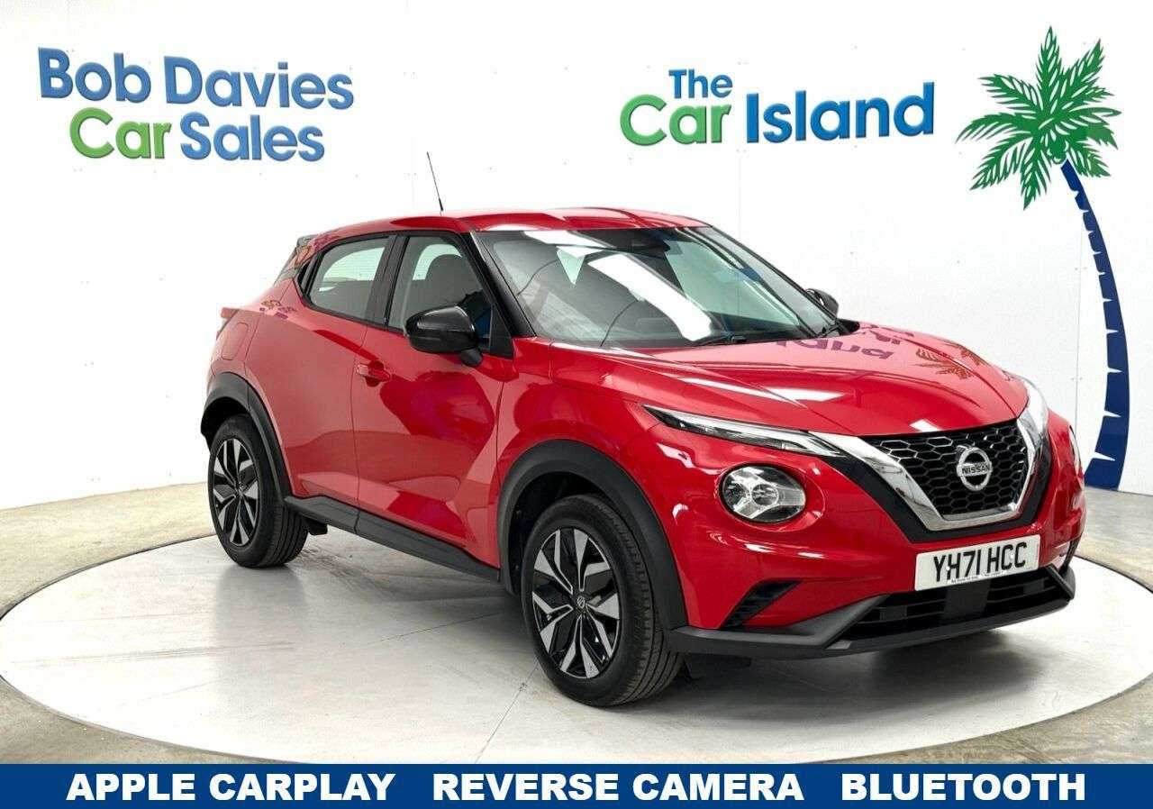 A 2021 NISSAN JUKE 1.0 DIG-T Acenta SUV 5dr Petrol Manual Euro 6 (s/s) (114 ps) Apple Car Play A 2021 NISSAN JUKE 1.0 DIG-T Acenta SUV 5dr Petrol Manual Euro 6 (s/s) (114 ps) Apple Car Play