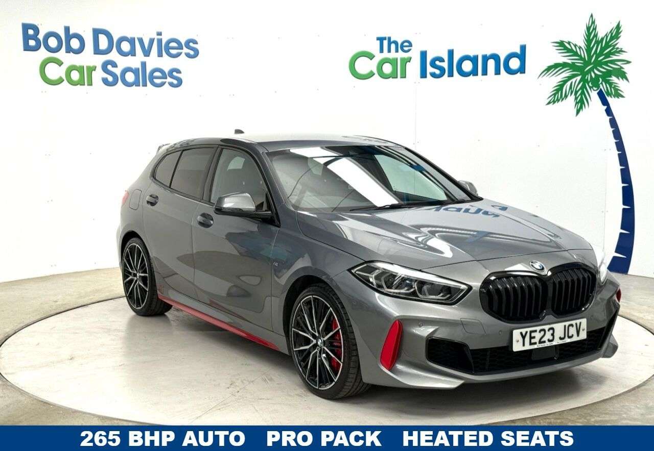 A 2023 BMW 1 SERIES 2.0 128ti (LCP) Hatchback 5dr Petrol Auto Euro 6 (s/s) (265 ps) Pro Pack, H A 2023 BMW 1 SERIES 2.0 128ti (LCP) Hatchback 5dr Petrol Auto Euro 6 (s/s) (265 ps) Pro Pack, H