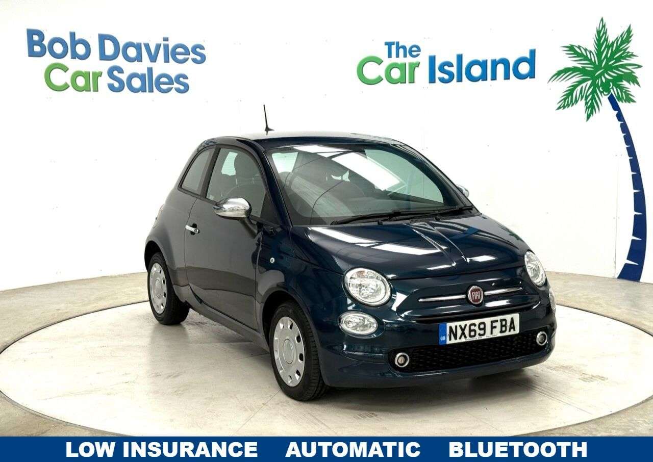 A 2019 FIAT 500 1.2 Pop Hatchback 3dr Petrol Dualogic Euro 6 (s/s) (69 bhp) Touchscreen Blu A 2019 FIAT 500 1.2 Pop Hatchback 3dr Petrol Dualogic Euro 6 (s/s) (69 bhp) Touchscreen Blu