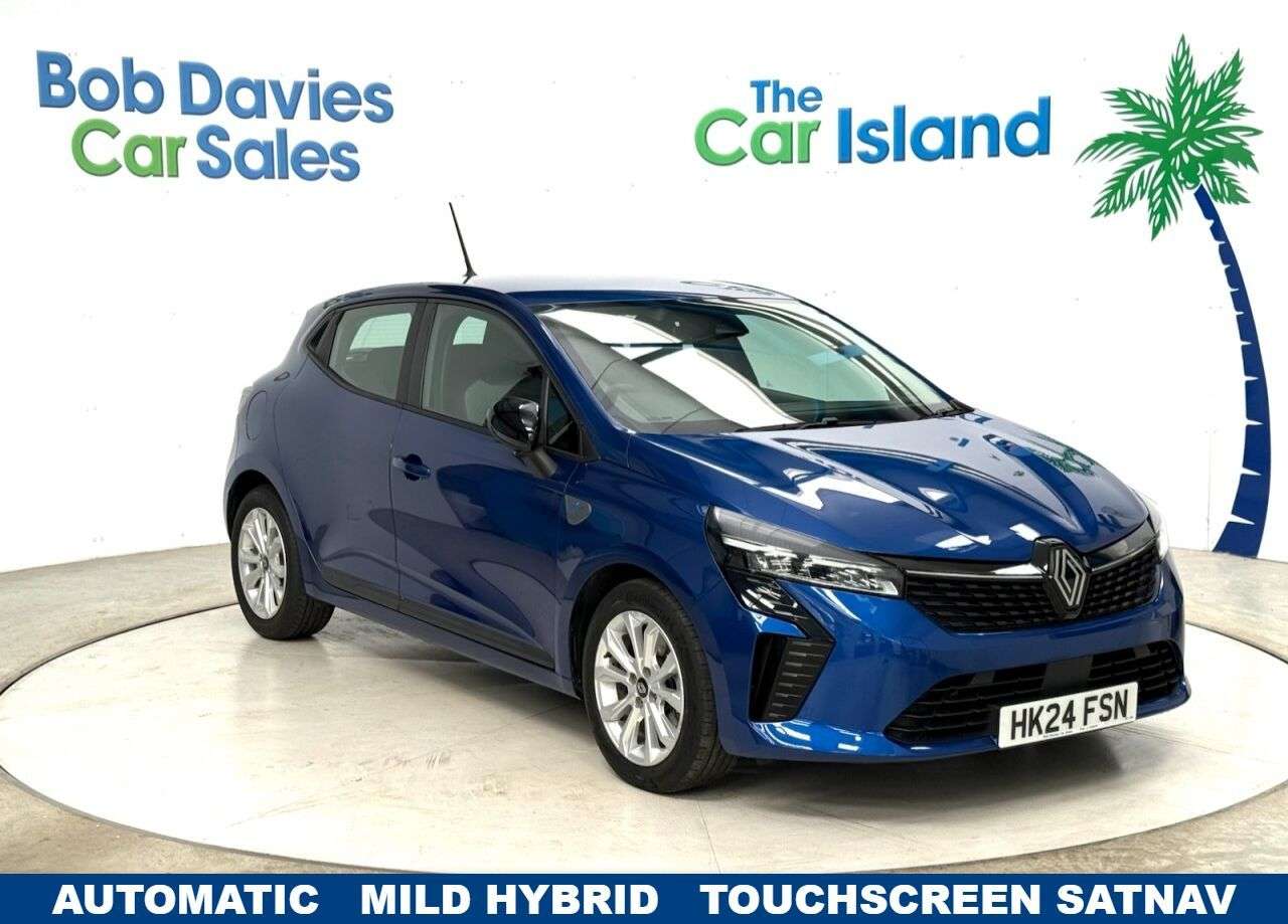 A 2024 RENAULT CLIO 1.6 E-TECH evolution Hatchback 5dr Petrol Hybrid Auto Euro 6 (s/s) (145 ps) A 2024 RENAULT CLIO 1.6 E-TECH evolution Hatchback 5dr Petrol Hybrid Auto Euro 6 (s/s) (145 ps)