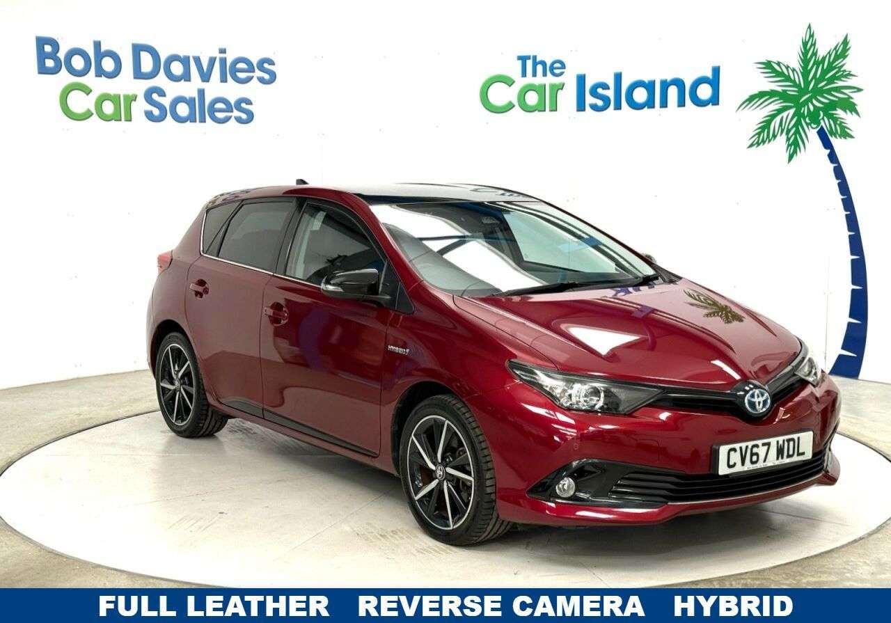A 2017 TOYOTA AURIS 1.8 VVT-h GB25 Hatchback 5dr Petrol Hybrid CVT Euro 6 (s/s) (Safety Sense) A 2017 TOYOTA AURIS 1.8 VVT-h GB25 Hatchback 5dr Petrol Hybrid CVT Euro 6 (s/s) (Safety Sense)