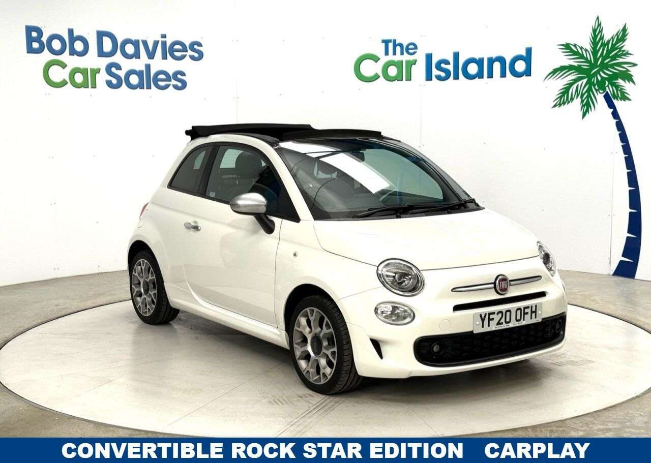 A 2020 FIAT 500C 1.2 Rock Star Convertible 2dr Petrol Manual Euro 6 (s/s) (69 bhp) Low Insur A 2020 FIAT 500C 1.2 Rock Star Convertible 2dr Petrol Manual Euro 6 (s/s) (69 bhp) Low Insur