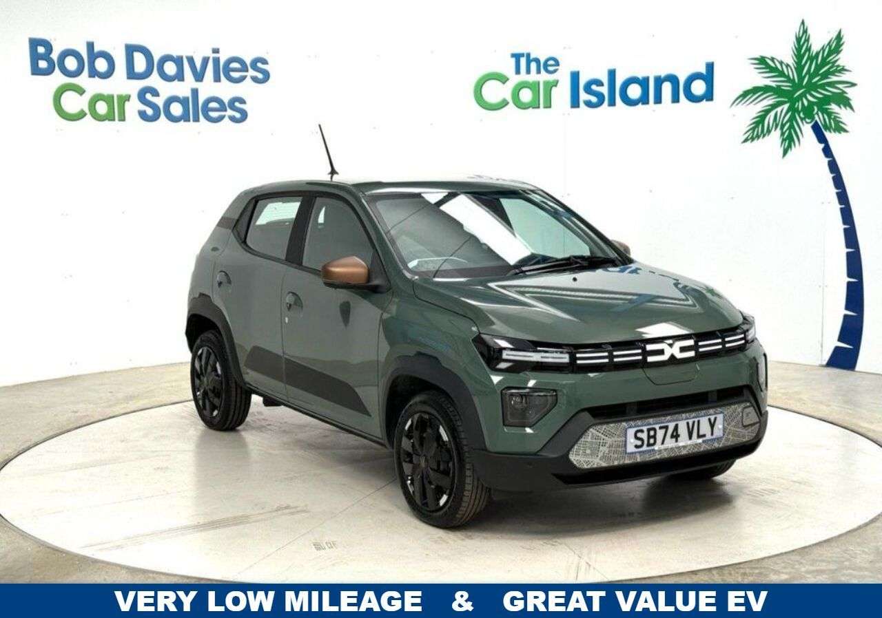 A 2024 DACIA SPRING 65 26.8kWh EXTREME Hatchback 5dr Electric Auto (65 ps) Parking Camera & Ful A 2024 DACIA SPRING 65 26.8kWh EXTREME Hatchback 5dr Electric Auto (65 ps) Parking Camera & Ful