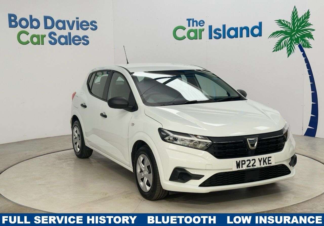 A 2022 DACIA SANDERO 1.0 SCe Essential Hatchback 5dr Petrol Manual Euro 6 (s/s) (65 ps) Full Ser A 2022 DACIA SANDERO 1.0 SCe Essential Hatchback 5dr Petrol Manual Euro 6 (s/s) (65 ps) Full Ser