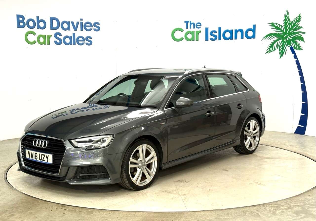 A 2018 AUDI A3 1.5 TFSI CoD S line Sportback 5dr Petrol Manual Euro 6 (s/s) (150 ps) Full A 2018 AUDI A3 1.5 TFSI CoD S line Sportback 5dr Petrol Manual Euro 6 (s/s) (150 ps) Full