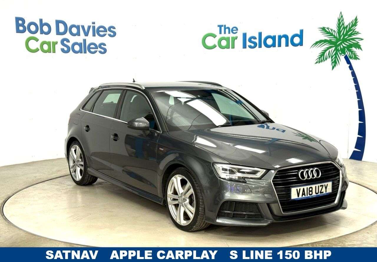 A 2018 AUDI A3 1.5 TFSI CoD S line Sportback 5dr Petrol Manual Euro 6 (s/s) (150 ps) Full A 2018 AUDI A3 1.5 TFSI CoD S line Sportback 5dr Petrol Manual Euro 6 (s/s) (150 ps) Full