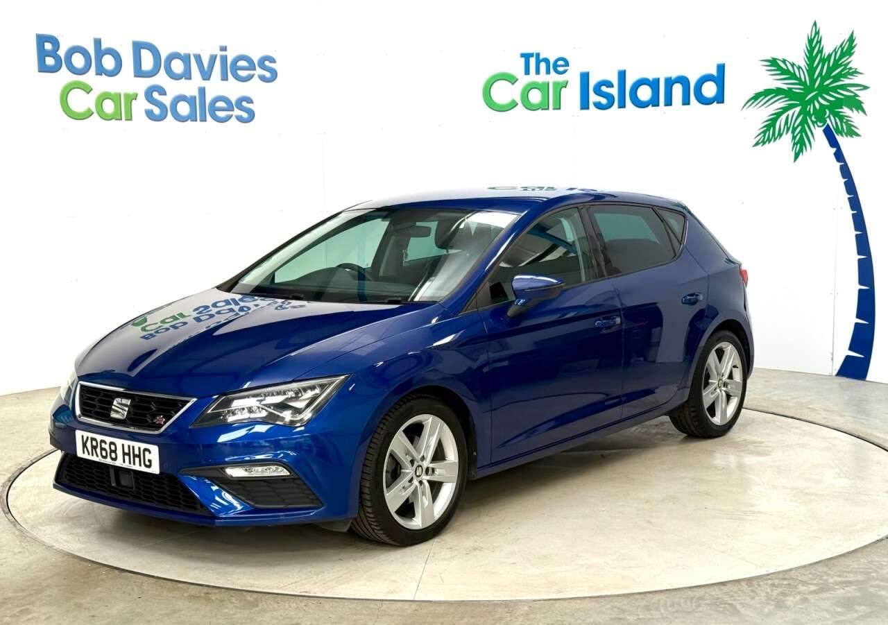 A 2018 SEAT LEON 1.5 TSI EVO FR Hatchback 5dr Petrol Manual Euro 6 (s/s) (130 ps) SATNAV, Ap A 2018 SEAT LEON 1.5 TSI EVO FR Hatchback 5dr Petrol Manual Euro 6 (s/s) (130 ps) SATNAV, Ap