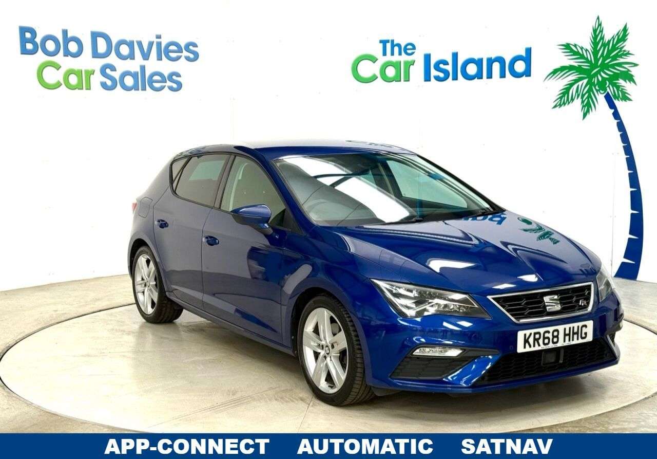 A 2018 SEAT LEON 1.5 TSI EVO FR Hatchback 5dr Petrol Manual Euro 6 (s/s) (130 ps) SATNAV, Ap A 2018 SEAT LEON 1.5 TSI EVO FR Hatchback 5dr Petrol Manual Euro 6 (s/s) (130 ps) SATNAV, Ap